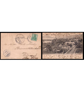 Dt. Marine-Schiffspost Dt. Reich Nr. 70 auf Karte