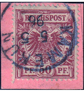 Kamerun Nr. V 50 d  gestempelt geprft