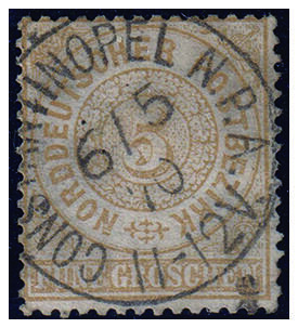 Dt. Post in der T�rkei Nr. NV 18 gestempelt gepr�ft