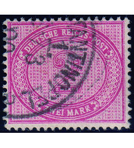 Dt. Post in der T�rkei Nr. V 37 f  gestempelt gepr�ft