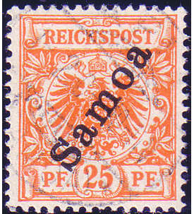 Samoa Nr. 5 b gestempelt geprft