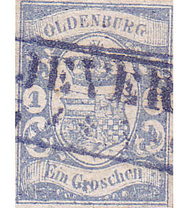 Oldenburg Nr. 12 b gestempelt geprft