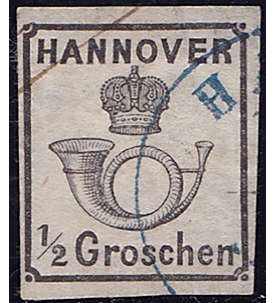 Hannover Nr. 17y gestempelt geprft