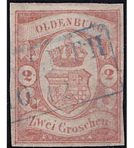Oldenburg Nr. 13 gestempelt geprft