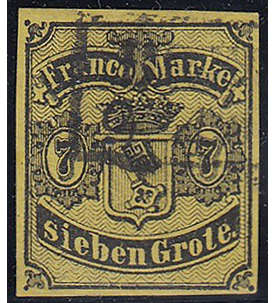 Bremen Nr. 3 a gestempelt und geprft