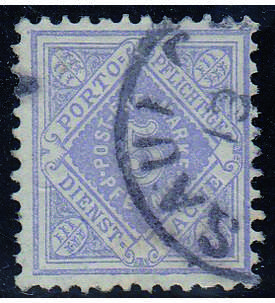 Wrttemberg Nr. 101 b gestempelt geprft