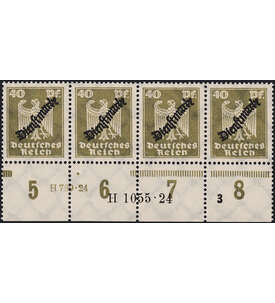 Deutsches Reich Dienstmarke Nr. 110 HAN U+A postfrisch