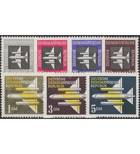 DDR Nr. 609-615 postfrisch ** Flugpost 1957