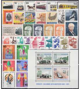Berlin - Jahrgang 1971 postfr. komplett