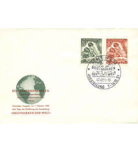 Berlin Nr. 80-81 FDC           Tag der Briefmarke 1951