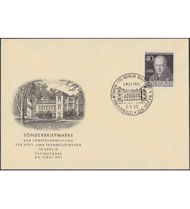 Berlin Nr. 100 FDC             Mnner Berlins