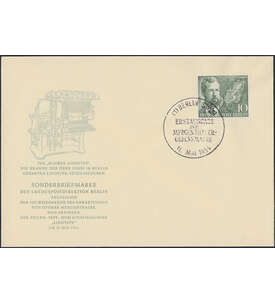 Berlin Nr. 117 FDC             Mergenthaler