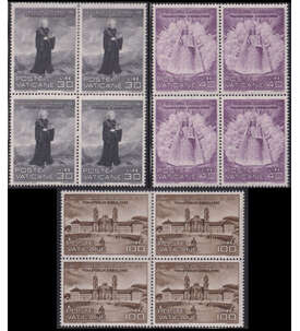 Vatikan - Viererblocks Mi. 363-365