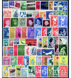 Niederlande 1957-1961 postfrisch ** Sonder- + Zuschlagsmarken komplett