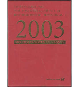BRD Bund Jahressammlung 2003