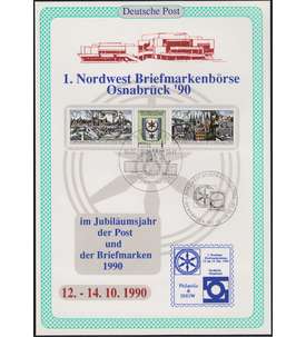 DDR Sondermarken mit Sonderblatt mit Nr. 3338-3339