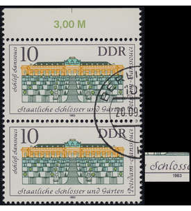 DDR Nr. 2826 I gestempelt Plattenfehler