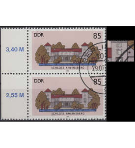 DDR Nr. 3034 I gestempelt Plattenfehler