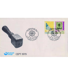 F�r�er Europa-CEPT 1979      Ersttagsbrief