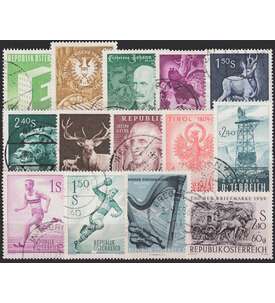 1059-1072 Goldhahn Österreich 1959 postfrisch ** Nr Briefmarken für Sammler