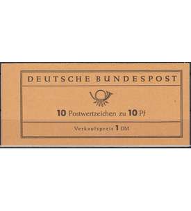 BRD Bund Markenheft Nr. 6fa         Heuss 1960