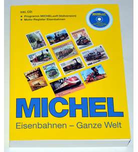 MICHEL Motiv Eisenbahn -Ganze Welt Briefmarkenkatalog  1.Auflage - NEU mit CD ehemaliger VP 98,- Euro