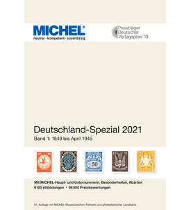 MICHEL Katalog Deutschland-Spezial 2021 Band 1 in Farbe