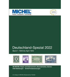 MICHEL Katalog Deutschland-Spezial Band 1 - 2022 in Farbe