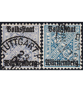 Wrttemberg Nr. 264 a+c gest.