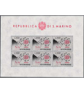 Europa Blocks und Kleinbogen mit San Marino Nr. 749 **