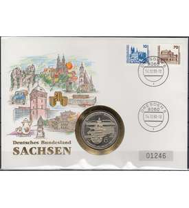 Numisbrief Sachsen