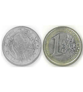 Vatikan - 1 Euro 2009 ST       Papst Benedikt XVI.