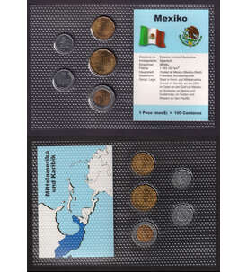 Mexiko - Kursmnzensatz        1,85Pesos(1 Peso=100 Centavos)