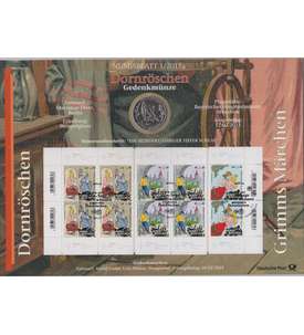 BRD Bund Numisblatt 1/2015 Dornrschen