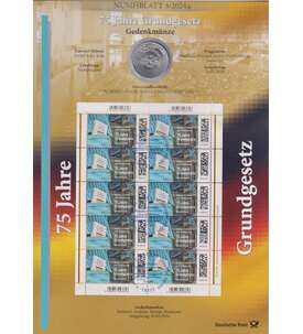 BRD Numisblatt 3/2024 75 Jahre Grundgesetz