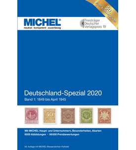 MICHEL Katalog Deutschland-Spezial 2020 Band 1 in Farbe