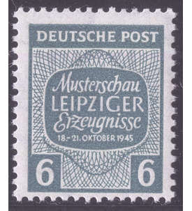 SBZ Nr. 124y IV postfrisch ** Plattenfehler