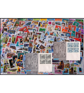 Alle Welt - Riesensammlung mit F�r�er-Komplettsatz Historische Ereignisse in Viererblocks auf FDC