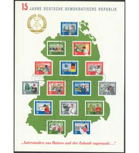 DDR Block 19 gestempelt mit Tagesstempel Berlin