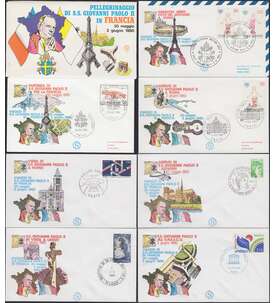 Sonder-Folder Papst-Reise Frankreich 1980