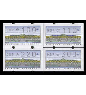 BRD Bund ATM 2.1.1 VS2 postfrisch ** 100/110/220/300 Pfennig DBP normal