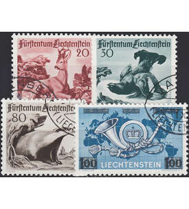 Liechtenstein 1950 gestempelt  Nr. 285-288