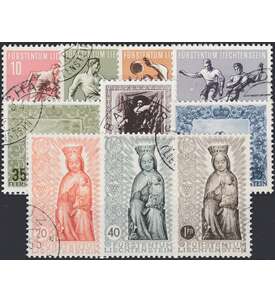 Liechtenstein 1954 gestempelt  Nr. 322-331