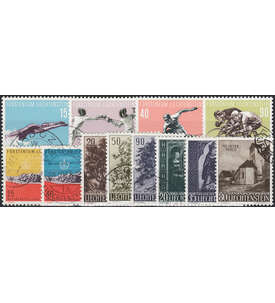 Liechtenstein 1958 gestempelt  Nr. 365-376