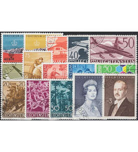 Liechtenstein 1960 gestempelt  Nr. 389-403