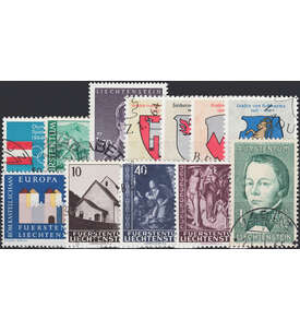 Liechtenstein 1964 gestempelt Nr. 437-448