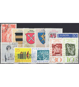 Liechtenstein 1965 gestempelt Nr. 449-459