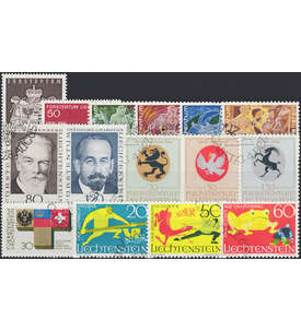 Liechtenstein 1969 gestempelt Nr. 506-520