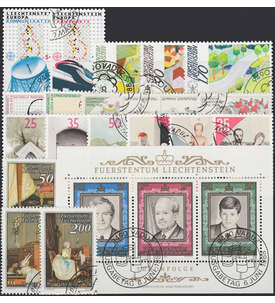 Liechtenstein 1988 gestempelt Nr. 937-959 Block 13