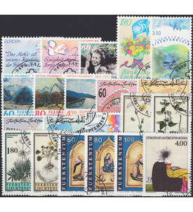 Liechtenstein 1995 gestempelt Nr. 1103-1123